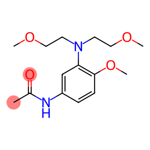 Acetamide, N-[3-[bis(2-methoxyethyl)amino]-4-methoxyphenyl]-