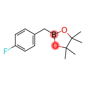 2-[(4-fluorophenyl)methyl]-4,4,5,5-tetramethyl-1,3,2-dioxaborolane