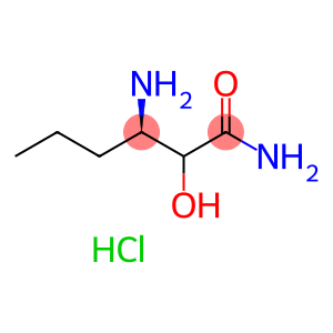 Hexanamide, 3-amino-2-hydroxy-, hydrochloride (1:1), (3R)-