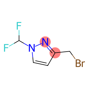 1H-Pyrazole, 3-(bromomethyl)-1-(difluoromethyl)-