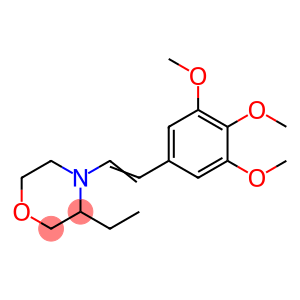 Morpholine, 3-ethyl-4-[2-(3,4,5-trimethoxyphenyl)ethenyl]-