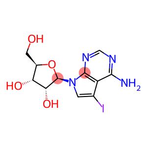 4-Amino-5-iodo-7-(b-D-ribofuranosyl)pyrrolo[2,3-d]pyrimidine