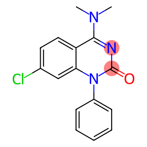 2(1H)-Quinazolinone, 7-chloro-4-(dimethylamino)-1-phenyl-