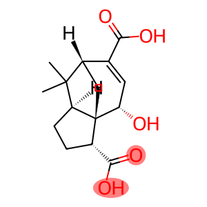 1H-3a,7-Methanoazulene-3,6-dicarboxylic acid, 2,3,4,7,8,8a-hexahydro-4-hydroxy-8,8-dimethyl-, [3R-(3α,3aβ,4α,7β,8aα)]- (9CI)