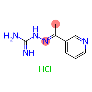 2-((E)-1-(3-pyridyl)ethylidene)-1-hydrazinecarboximidamidehydrochloride