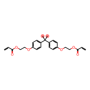 Bispropenoic acid (1-methylethylidene)bis(4,1-phenyleneoxy-2,1-ethanediyl) ester