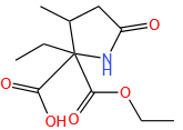diethyl 3-methyl-5-oxo-pyrrolidine-2,2-dicarboxylate