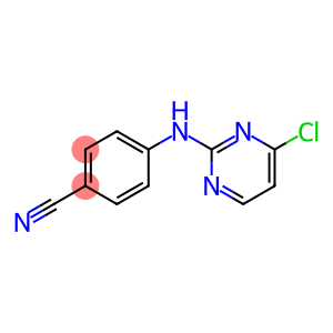 4-[(4-chloro-2-pyrimidinyl) amino]benzonitrile