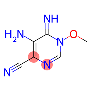 4-Pyrimidinecarbonitrile, 5-amino-1,6-dihydro-6-imino-1-methoxy-