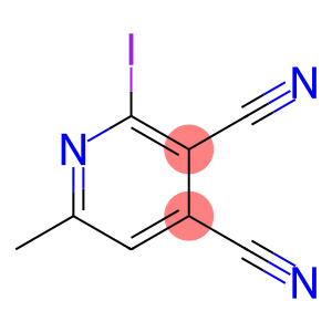 3,4-Pyridinedicarbonitrile,  2-iodo-6-methyl-