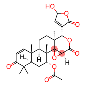 Oxireno[c]phenanthro[1,2-d]pyran-3,8(3aH,4bH)-dione, 5-(acetyloxy)-1-(2,5-dihydro-5-hydroxy-2-oxo-3-furanyl)-1,5,6,6a,7,10a,10b,11,12,12a-decahydro-4b,7,7,10a,12a-pentamethyl-, (1R,3aS,4aR,4bS,5R,6aR,10aR,10bR,12aS)-