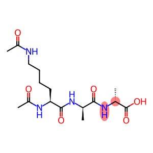 N(alpha), N-(epsilon)-diacetyl-lysyl-alanyl-alanine