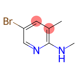 5-溴-N,3-二甲基-2-吡啶胺(奥泽沙星中间体)(中七)