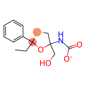 2-Ethyl-2-phenyl-1,3-oxathiolane-5-methanol carbamate