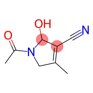 1H-Pyrrole-3-carbonitrile, 1-acetyl-2,5-dihydro-2-hydroxy-4-methyl- (9CI)