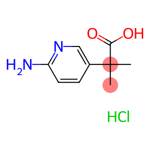 3-Pyridineacetic acid, 6-amino-α,α-dimethyl-, hydrochloride
