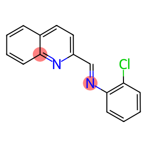N-(2-chlorophenyl)-N-(2-quinolinylmethylene)amine