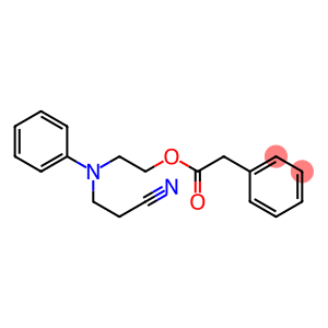 2-[N-(2-cyanoethyl)anilino]ethyl 2-phenylacetate