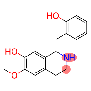 7-Isoquinolinol, 1,2,3,4-tetrahydro-1-[(2-hydroxyphenyl)methyl]-6-methoxy-