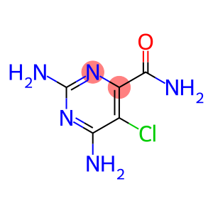 4-Pyrimidinecarboxamide, 2,6-diamino-5-chloro-