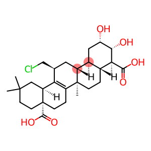 12α-(Chloromethyl)-2β,3β-dihydroxy-27-nor-5α-olean-13-ene-23,28-dioic acid