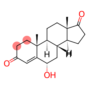 Androst-4-ene-3,17-dione, 6-hydroxy-, (6.alpha.)-