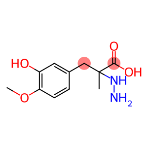 2-hydrazinyl-3-(3-hydroxy-4-methoxyphenyl)-2-methylpropanoic acid