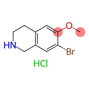 7-Bromo-6-methoxy-1,2,3,4-tetrahydroisoquinoline hydrochloride