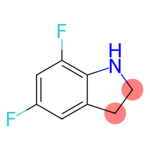 1H-Indole,5,7-difluoro-2,3-dihydro-(9CI)