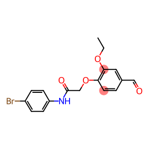 N-(4-BROMO-PHENYL)-2-(2-ETHOXY-4-FORMYL-PHENOXY)-ACETAMIDE