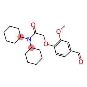 N,N-DICYCLOHEXYL-2-(4-FORMYL-2-METHOXY-PHENOXY)-ACETAMIDE