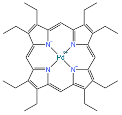 2,3,7,8,12,13,17,18-Octaethyl-21H,23H-porphine palladium(II) Dye content 85