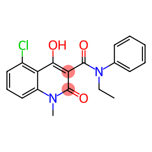 5-Chloro-N-ethyl-4-hydroxy-1-methyl-2-oxo-N-phenyl-1,2-dihydroquinoline-3-carboxamide