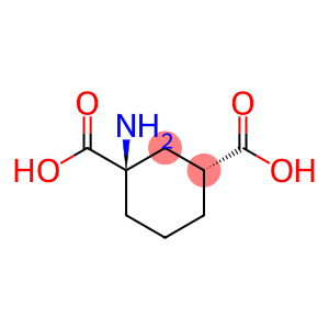 1,3-Cyclohexanedicarboxylic acid, 1-amino-, (1R,3R)-rel-