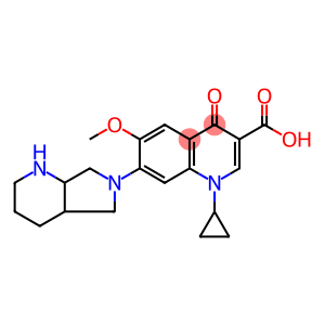 1-Cyclopropyl-6-methoxy-7-(octahydro-6H-pyrrolo[3,4-b]pyridin-6-yl)-4-oxo-1,4-dihydroquinoline-3-carboxylic acid
