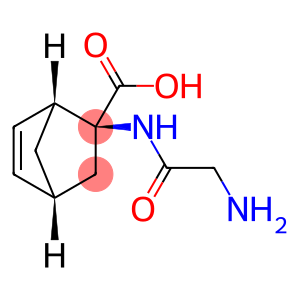Bicyclo[2.2.1]hept-5-ene-2-carboxylic acid, 2-[(aminoacetyl)amino]-,
