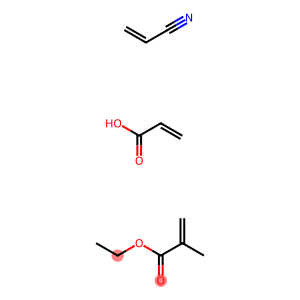 2-甲基-2-丙烯酸乙酯与2-丙烯腈和2-丙烯酸的聚合物