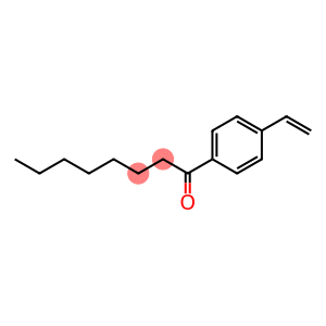 1-Octanone, 1-(4-ethenylphenyl)-