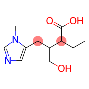 1H-Imidazole-5-butanoic acid, α-ethyl-β-(hydroxymethyl)-1-methyl-