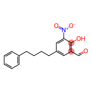 Benzaldehyde, 2-hydroxy-3-nitro-5-(4-phenylbutyl)-