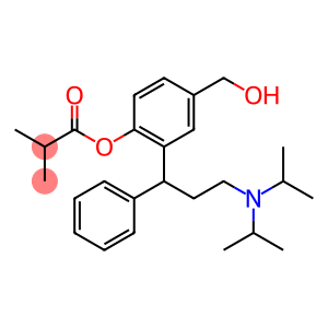 2-Methylpropanoic acid 2-[3-[bis(1-methylethyl)amino]-1-phenylpropyl]-4-(hydroxymethyl)phenyl ester