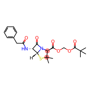 Pivaloyloxymethyl6-((phenylacetyl)amino)-3,3-dimethyl-7-oxo-4-thia-1-azabicyclo[3.2.0]heptane-2-carboxylate