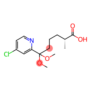 2-Pyridinehexanoic acid, 4-chloro-ε,ε-dimethoxy-α-methyl-, (αR)-