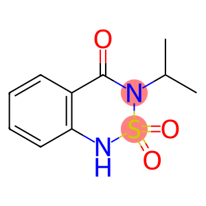 3-Isopropyl-(1H)-benzo-2,1,3-thiadiazin-4-one-2,2-dioxide,aqueous