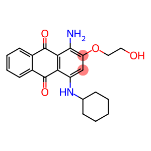 1-amino-4-(cyclohexylamino)-2-(2-hydroxyethoxy)anthraquinone