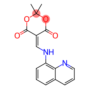 Malonic acid, [(8-quinolylaMino)Methylene]-, cyclic isopropylidene ester (8CI)