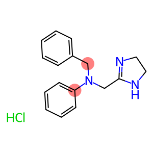 2-(N-BENZYLANILINOMETHYL)-2-IMIDAZOLINE HYDROCHLORIDE
