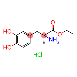 Ethyl methyldopate hydrochloride