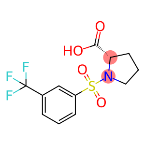 1-((3-(三氟甲基)苯基)磺酰基)吡咯烷-2-羧酸