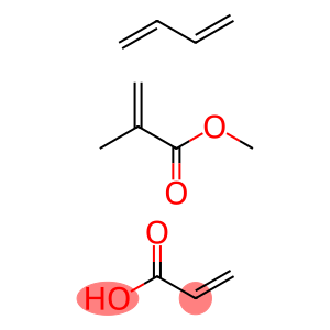 2-甲基-2-丙烯酸甲酯与1,3-丁二烯和2-丙烯酸的聚合物